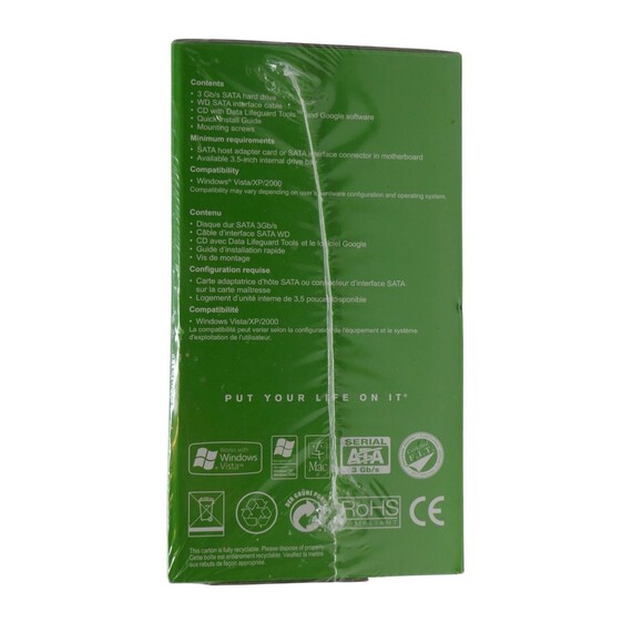 Western Digital Caviar Green Hard Drive 1TB WD10000CSRTL SEALED - Picture 5 of 8